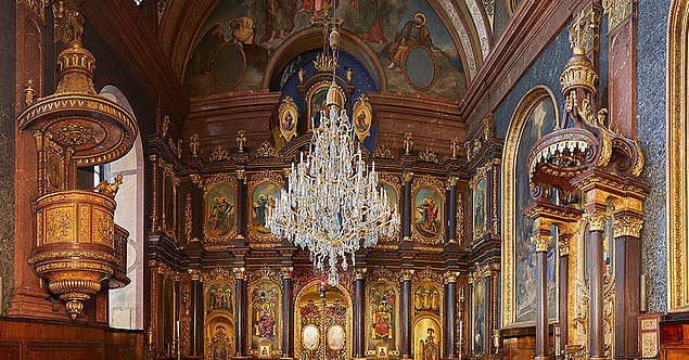 Kirchenraum Kathedrale zur Hl. Dreifaltigkeit, 1010 Wien