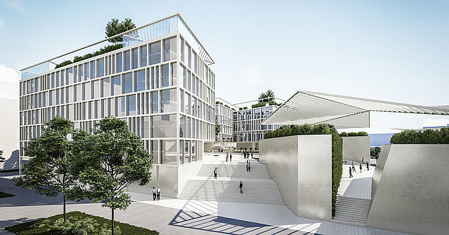 © Burtscher-Durig ZT GmbH, Renderings: ZoomVP.at 3D Illustration Campus der Religionen