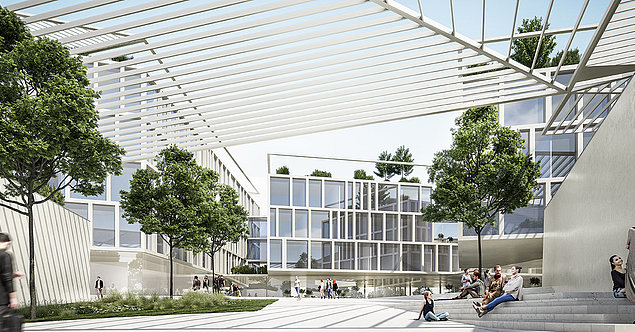 © Burtscher-Durig ZT GmbH, Renderings: ZoomVP.at 3D Illustration Campus der Religionen